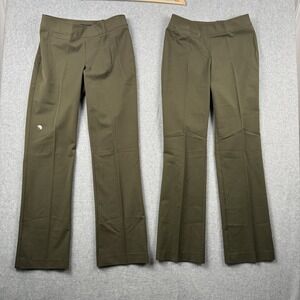 The Limited Dress Pants Womens Size 2 LOT of 2 Green Stretch Career Work NEW